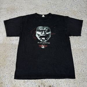 300 Movie Promo Shirt Mens Size L Black Y2K Anvil Warner Bros Grunge Graphic Tee